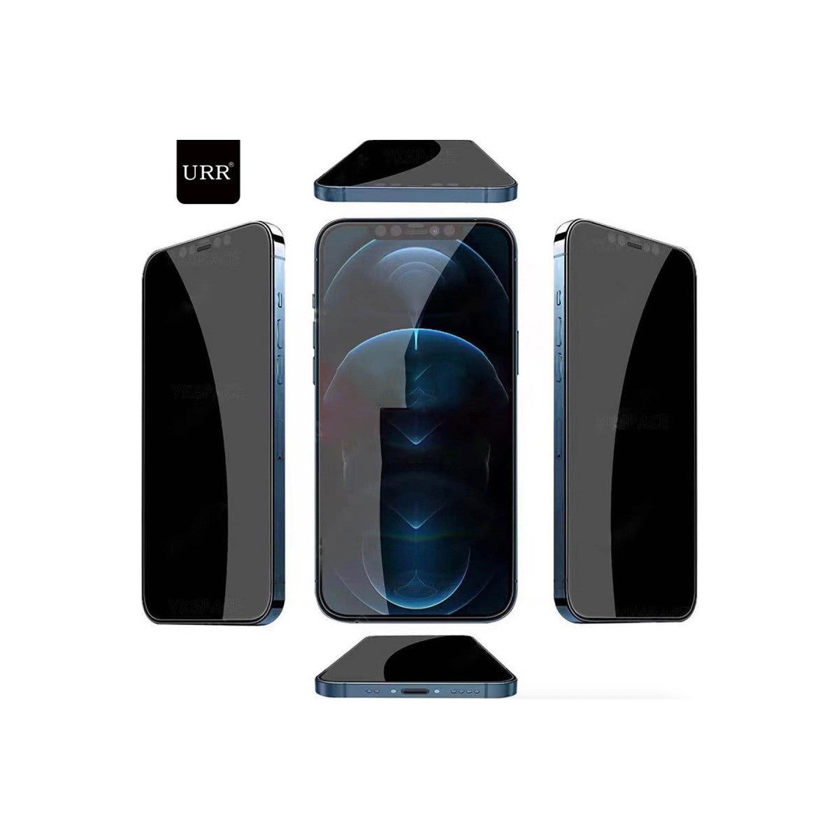 URR Apple iPhone 15 Pro Max 4 Way Anti Spy 360 Privacy Cam Ekran Koruyucu